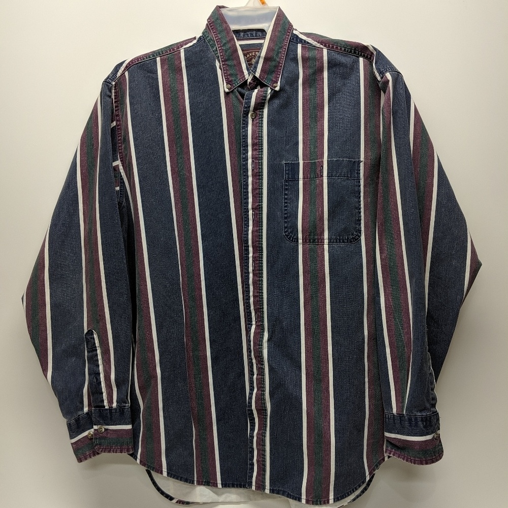 Vintage striped button down shirt